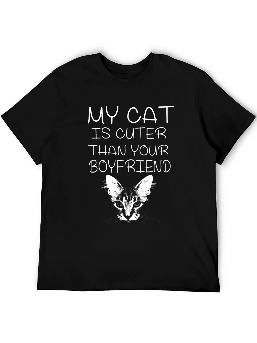 My Cat Is Cuter T-Shirt: Funny Cat Lover Tee