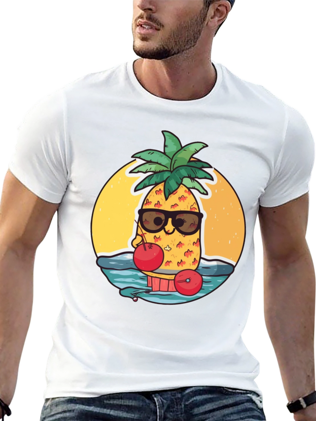 Cool Pineapple T-Shirt - Summer Vibes