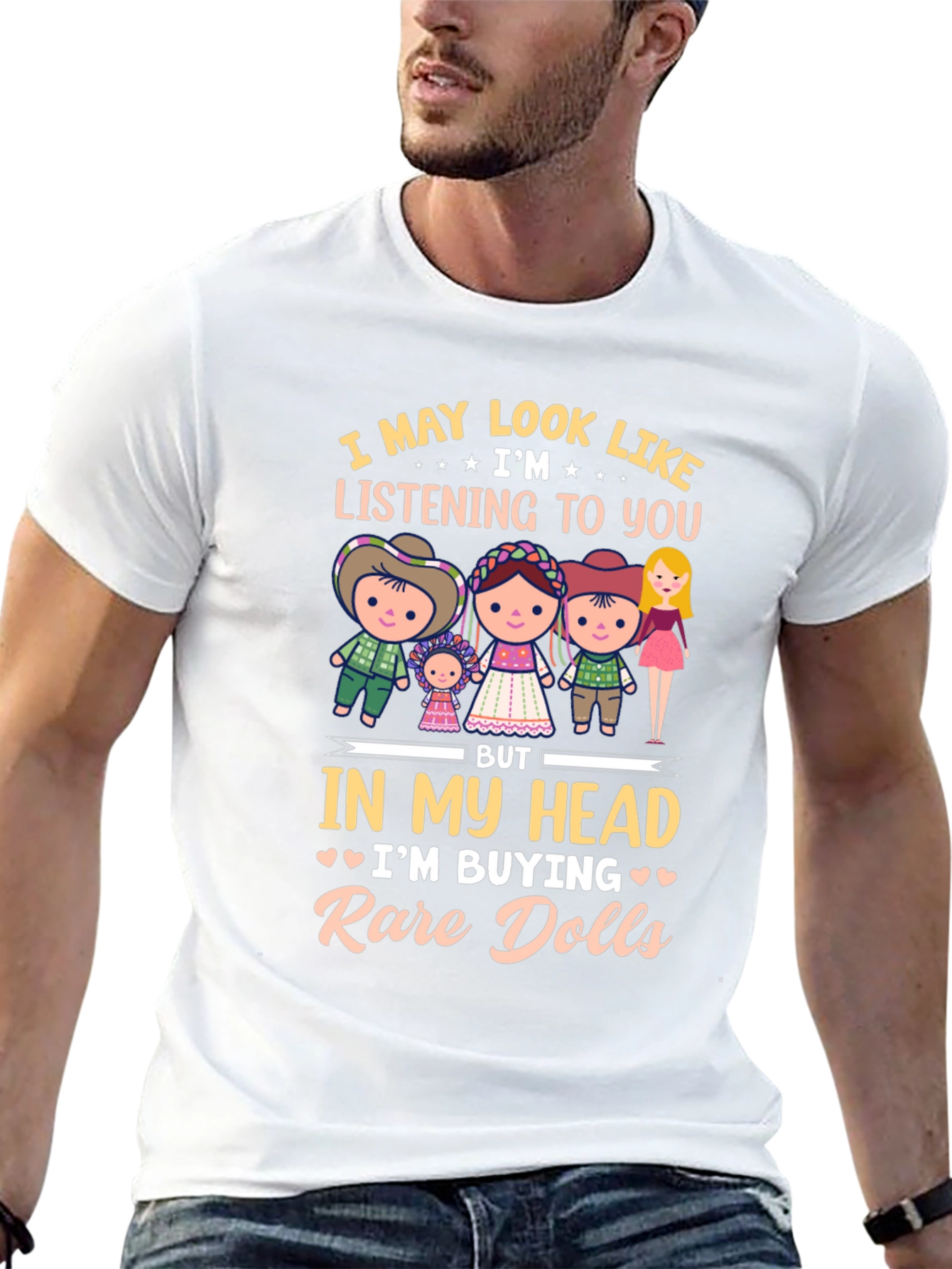 Rare Dolls T-Shirt - Novelty Doll Collector Tee