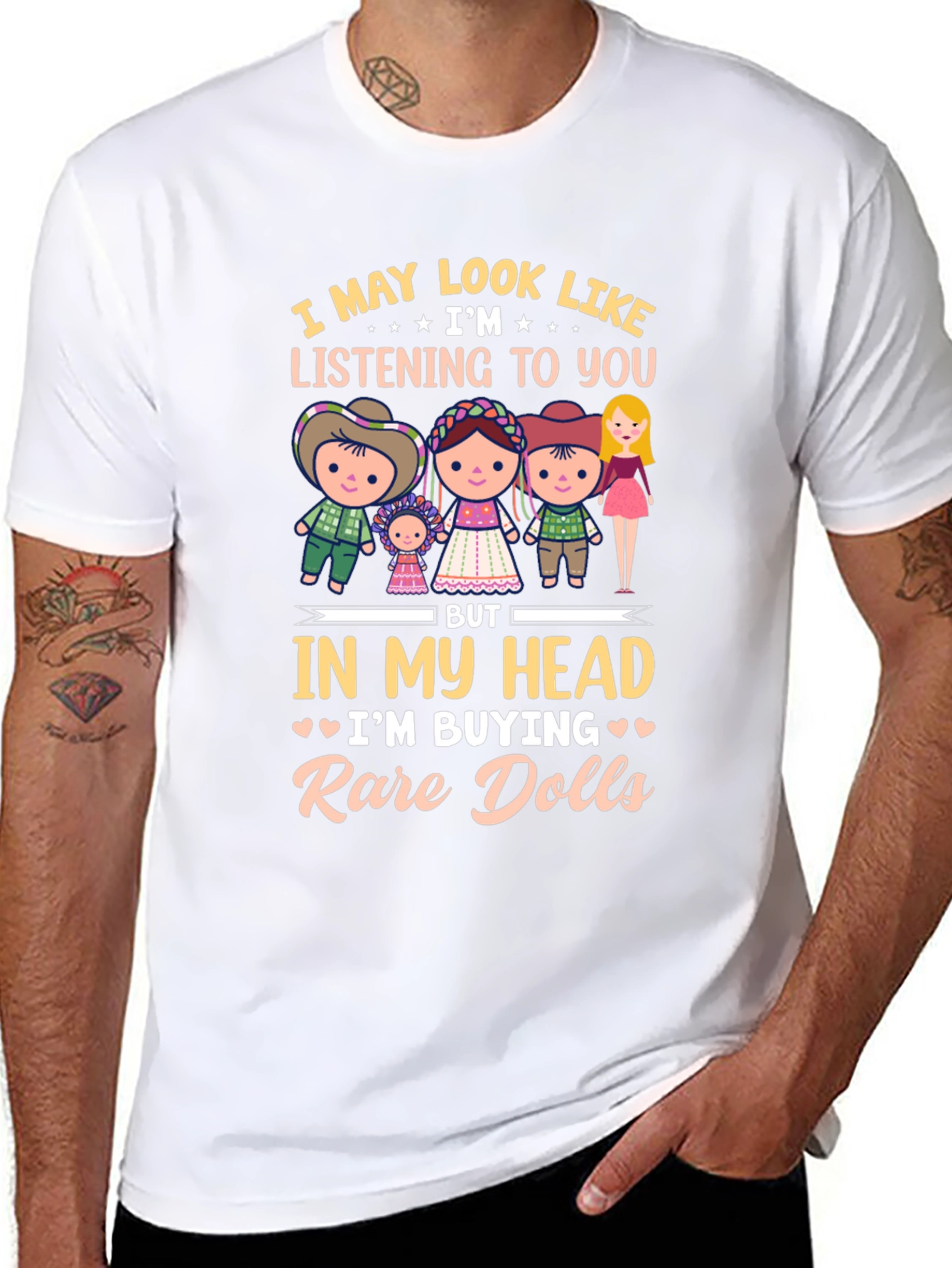 Rare Dolls T-Shirt - Novelty Doll Collector Tee