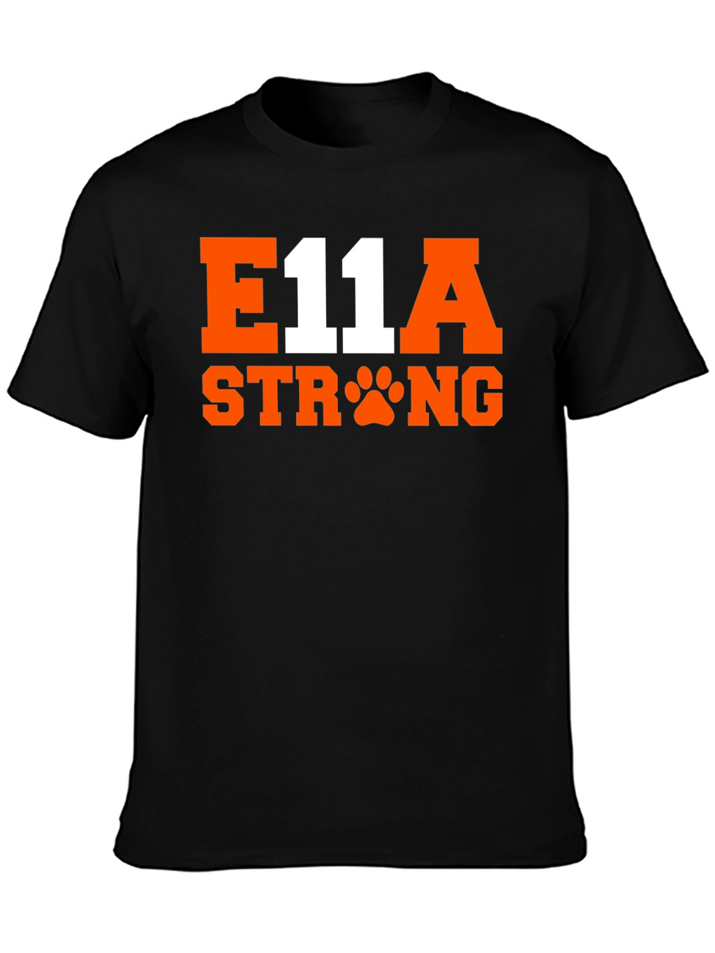 E11A Strong Graphic Tee - Black Unisex Shirt