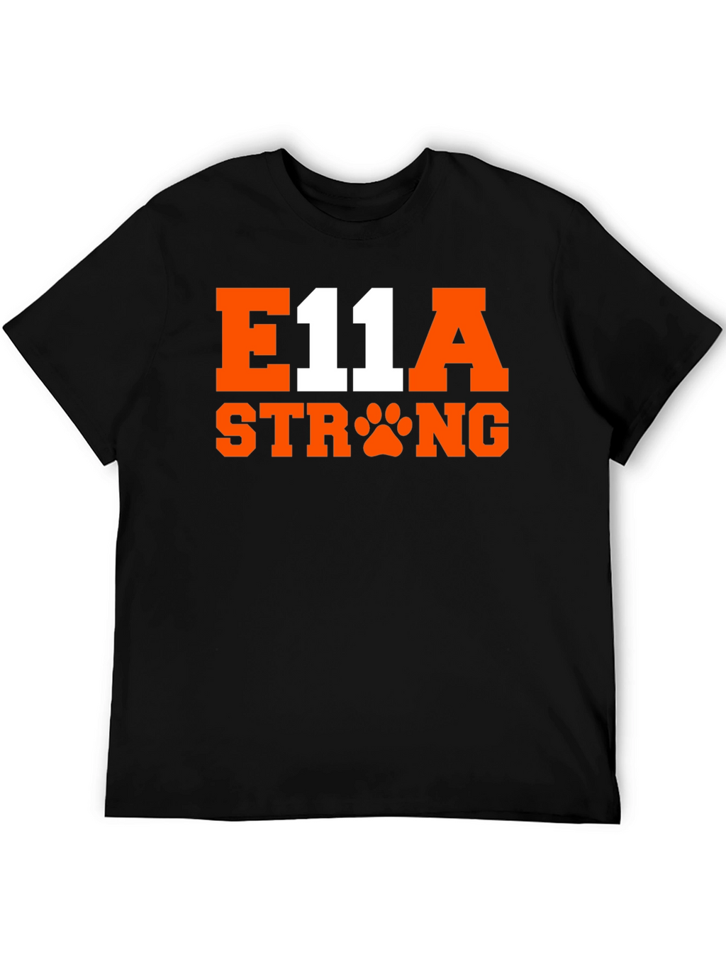 E11A Strong Graphic Tee - Black Unisex Shirt