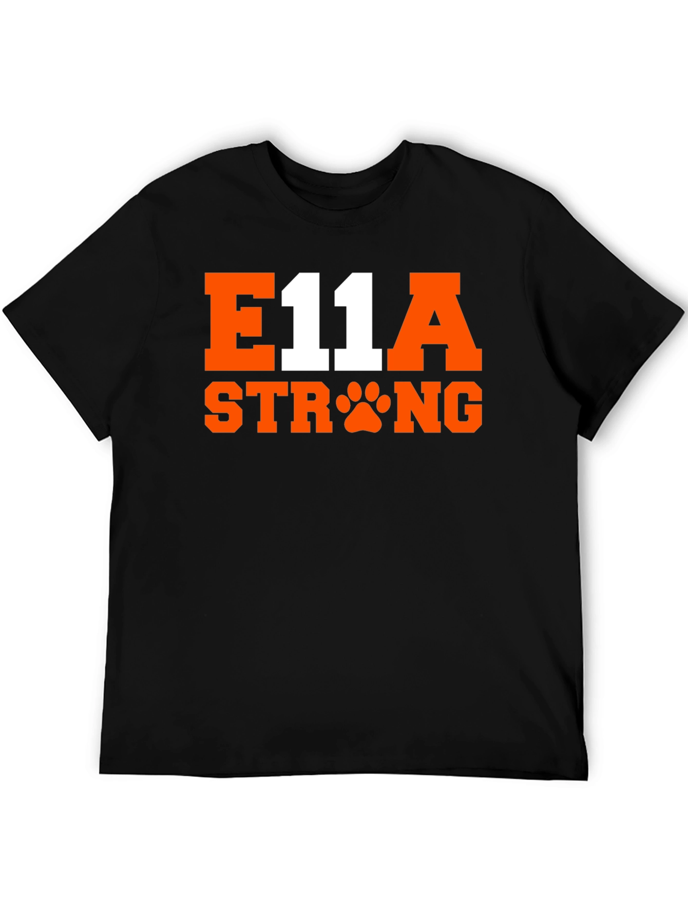 E11A Strong Graphic Tee - Black Unisex Shirt