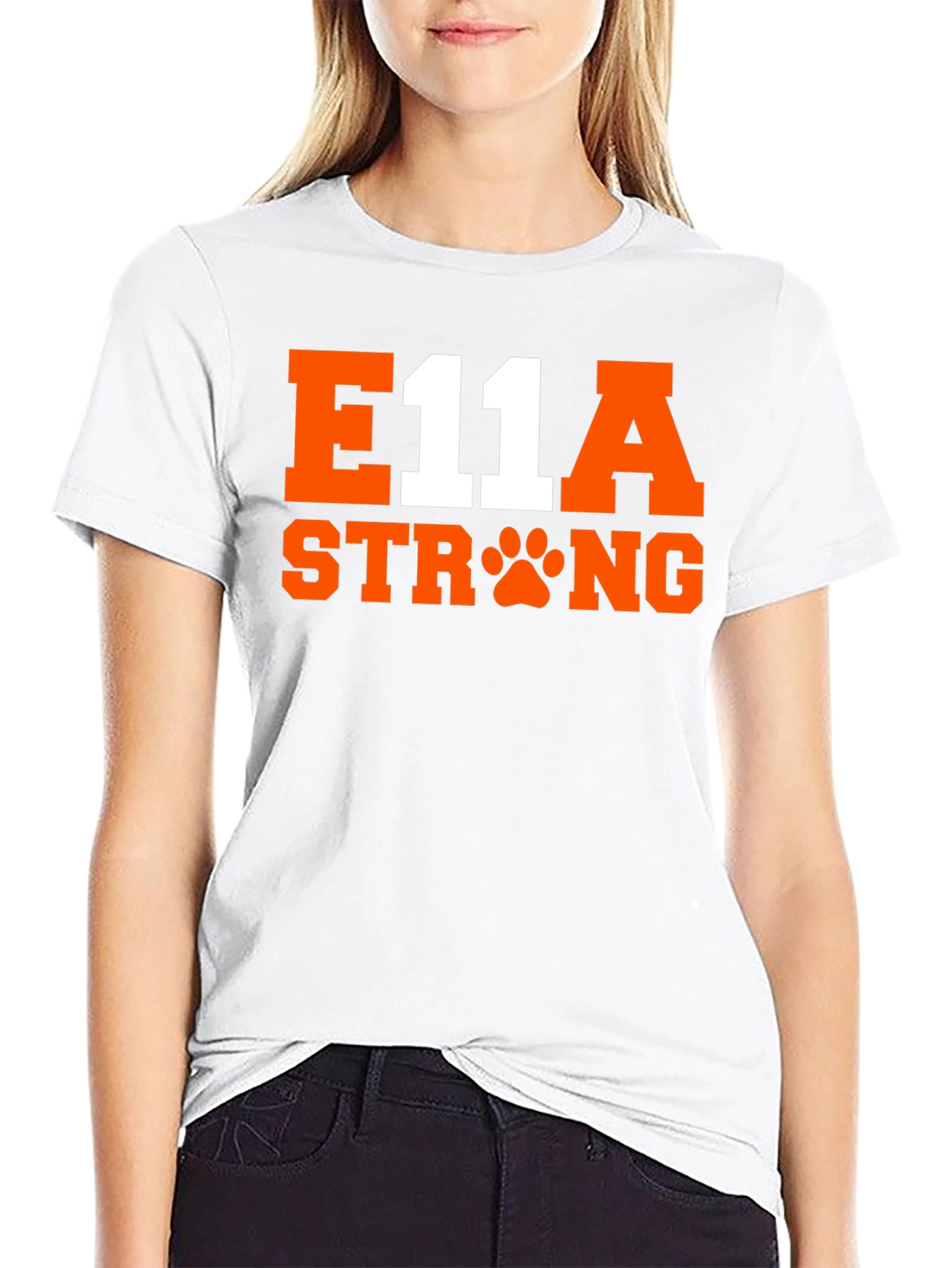 E11A Strong Graphic Tee - Black Unisex Shirt