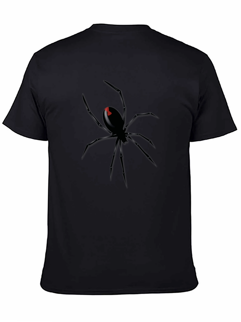 Black Widow Spider Graphic T-Shirt