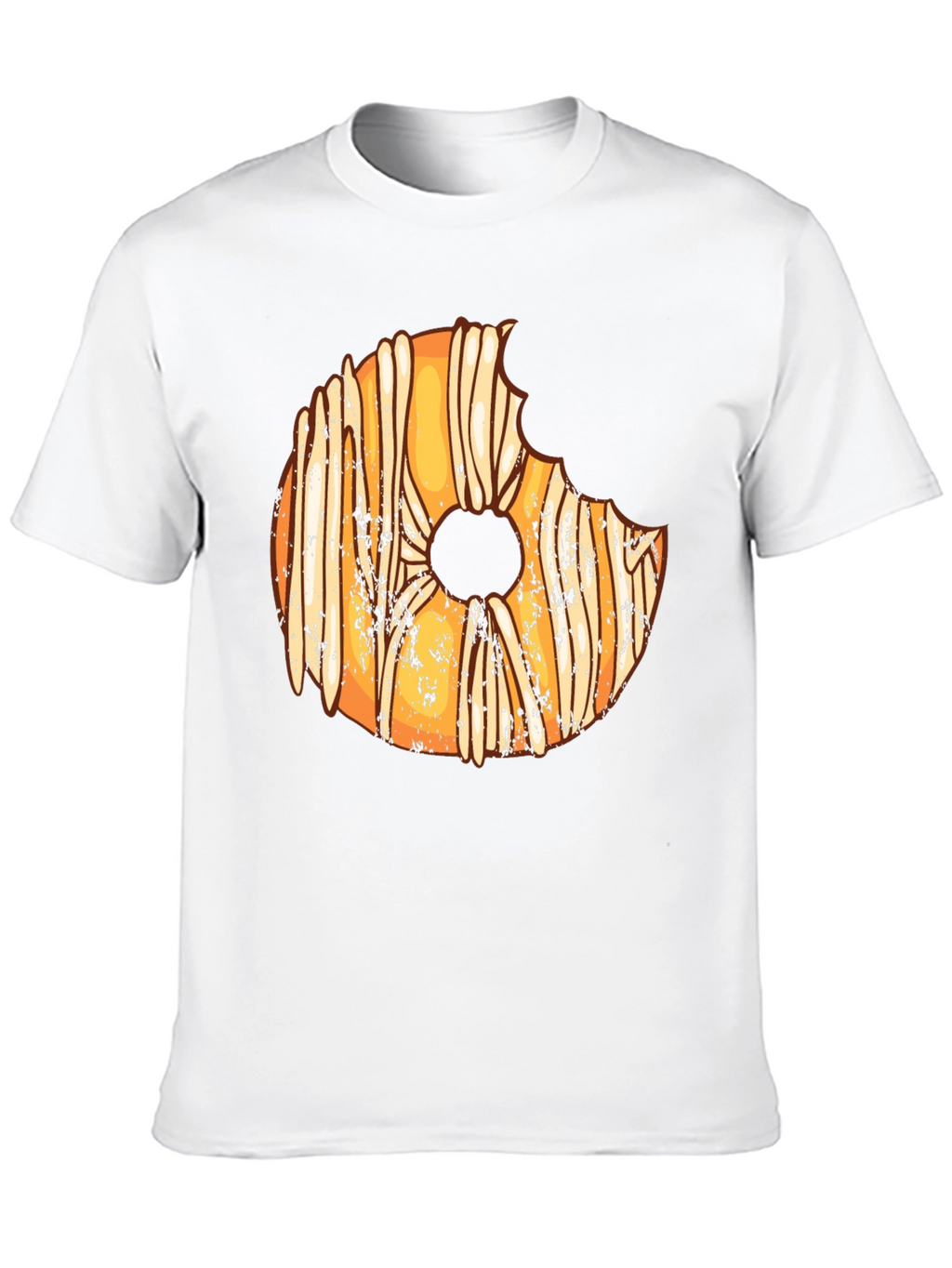 Donut Graphic Tee - Bite Taken Sweet Tooth Style