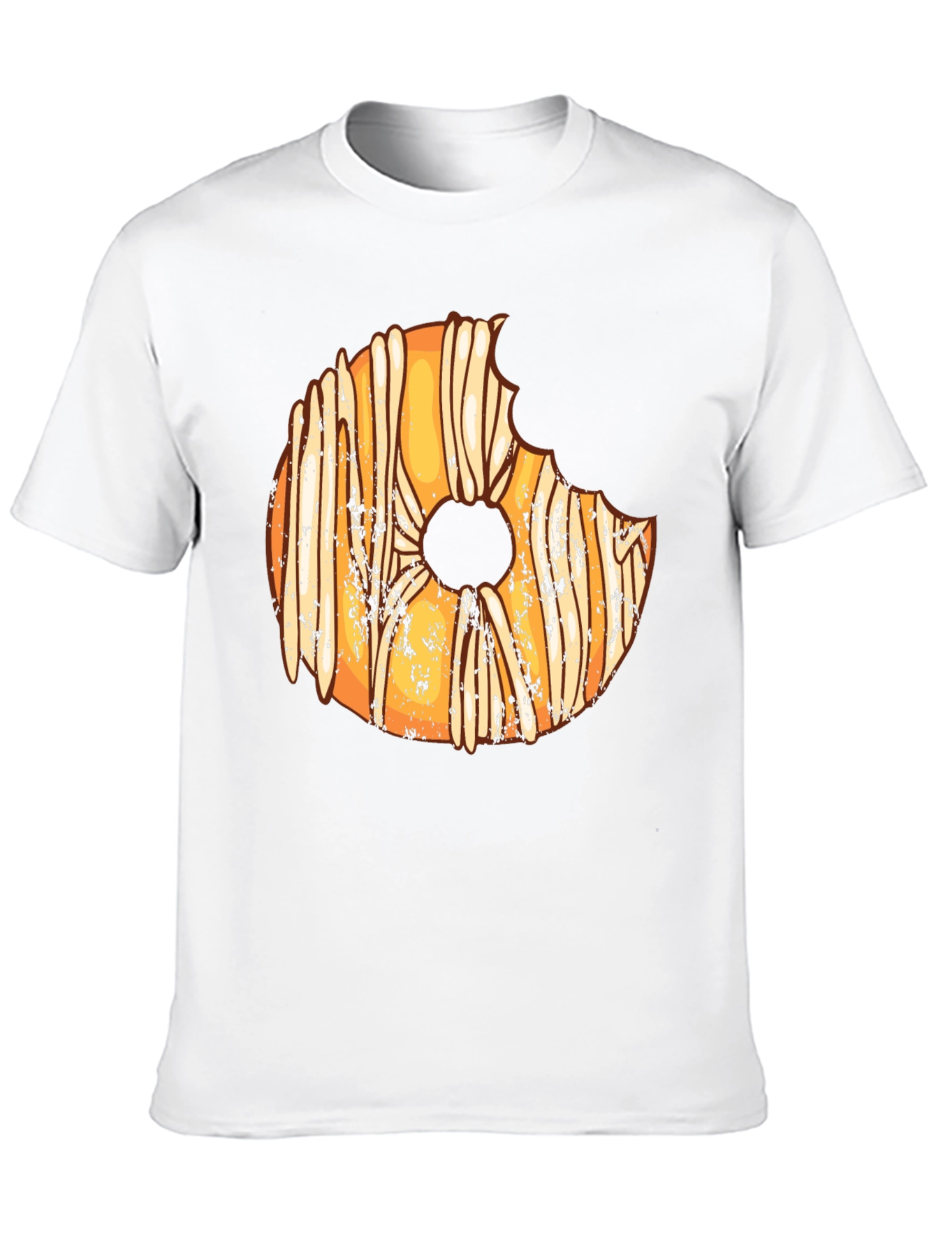 Donut Graphic Tee - Bite Taken Sweet Tooth Style