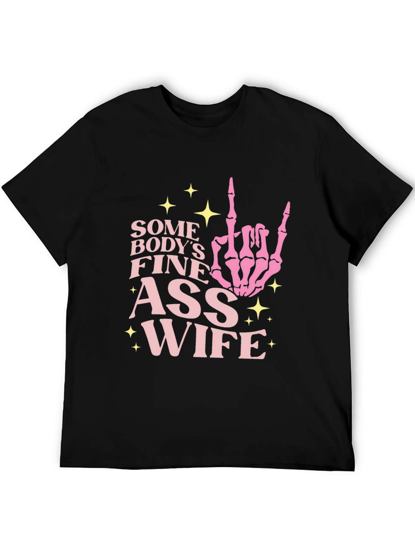 Funny Skeleton Hand Wife T-Shirt