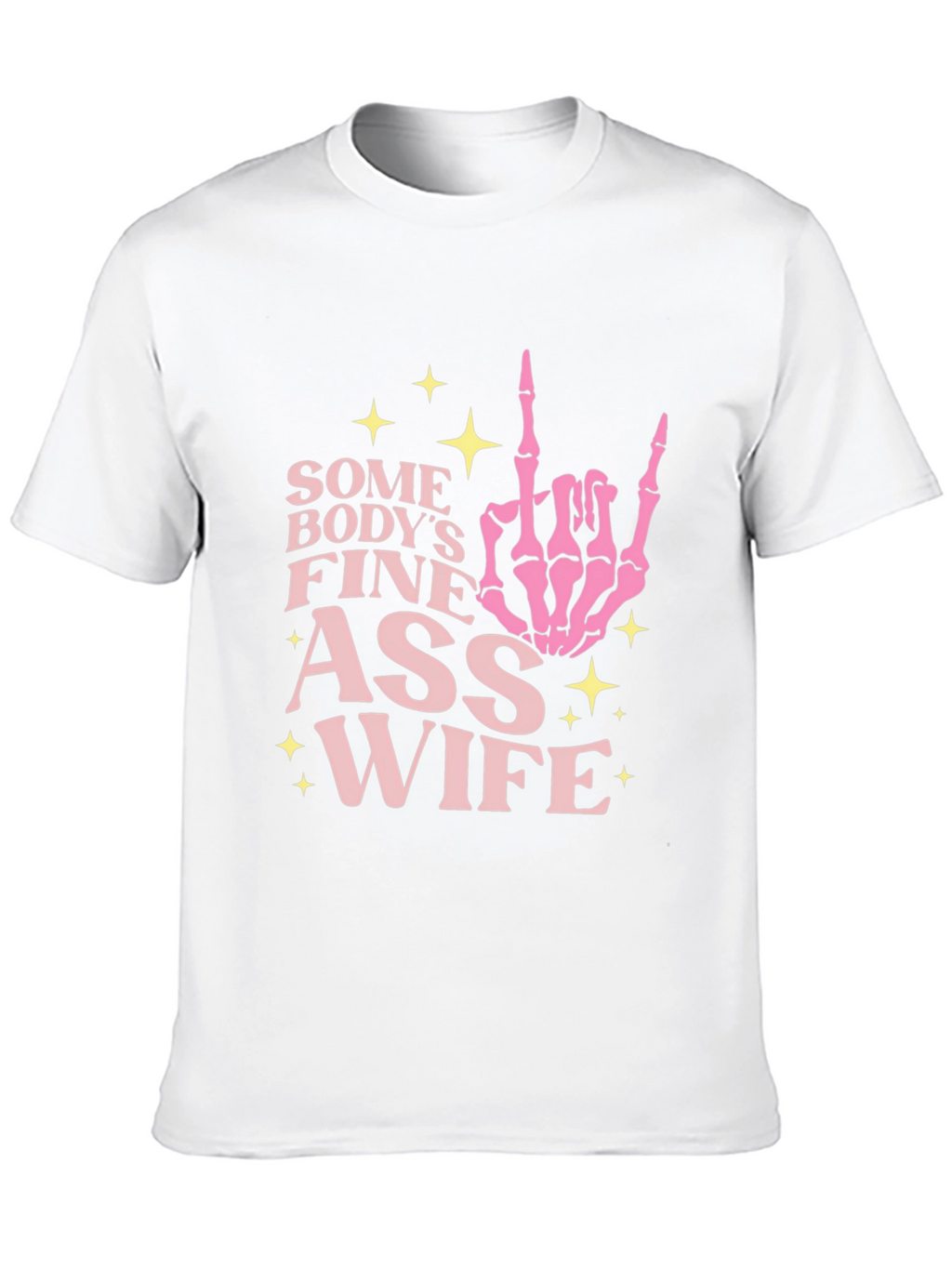 Funny Skeleton Hand Wife T-Shirt