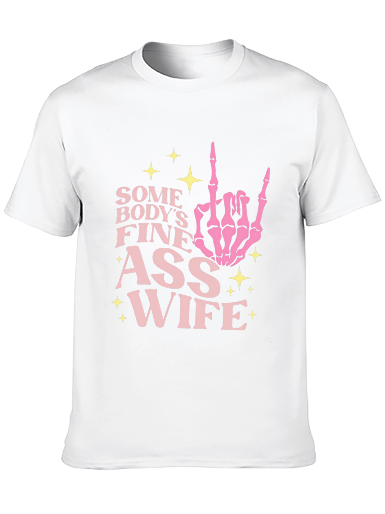 Funny Skeleton Hand Wife T-Shirt