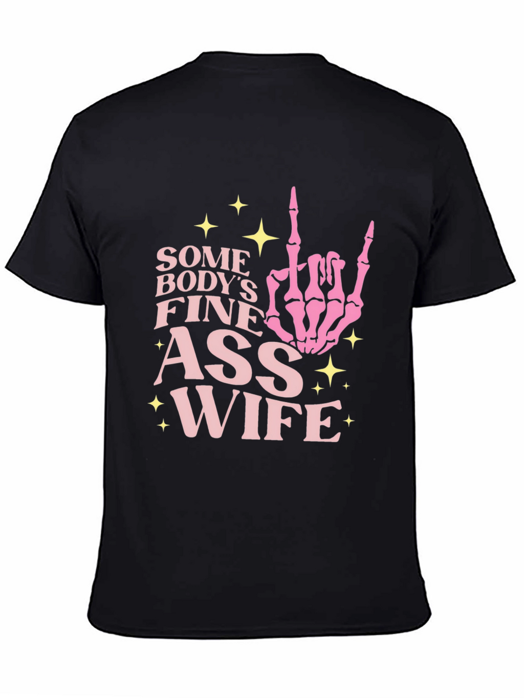 Funny Skeleton Hand Wife T-Shirt