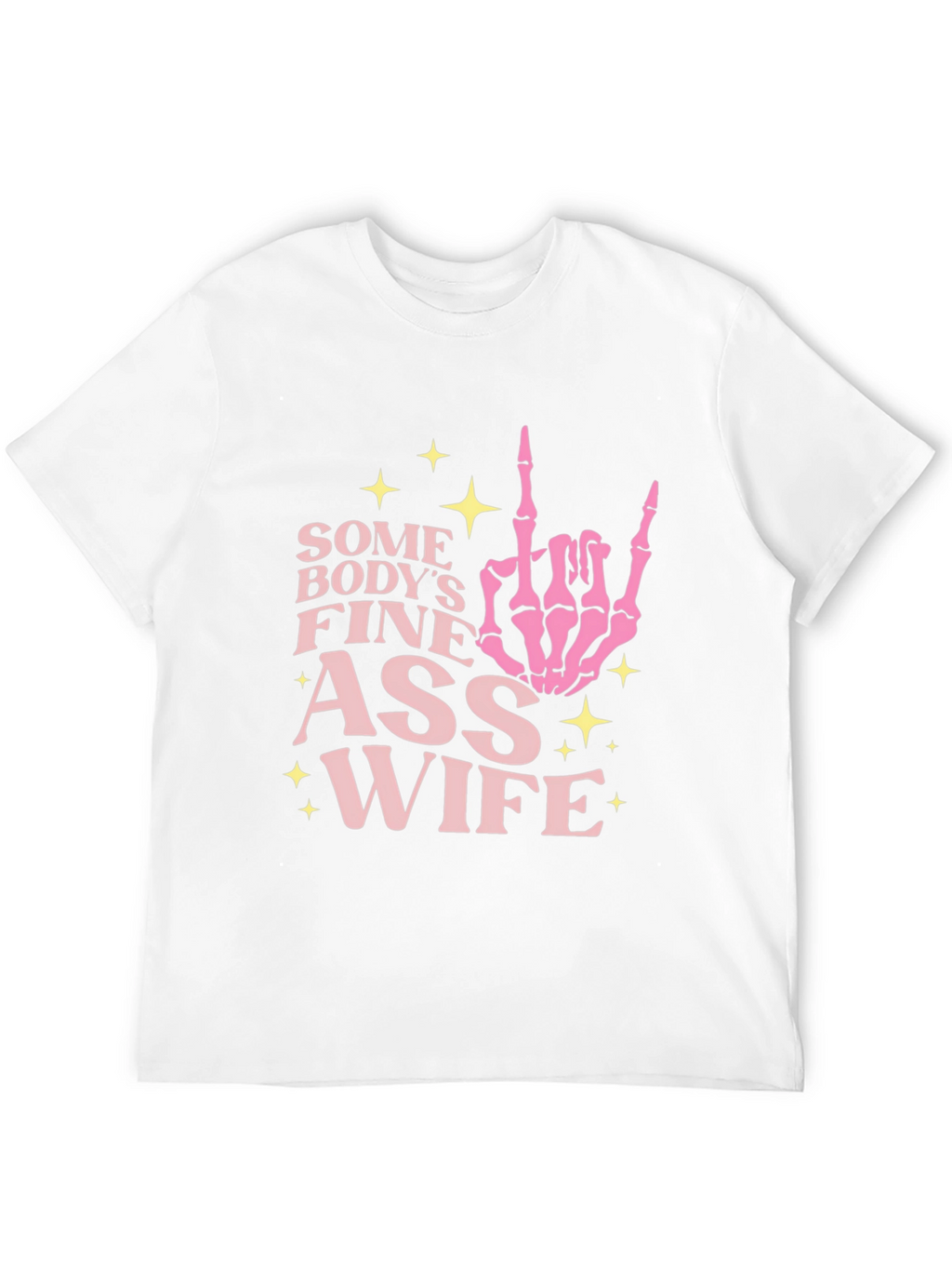 Funny Skeleton Hand Wife T-Shirt