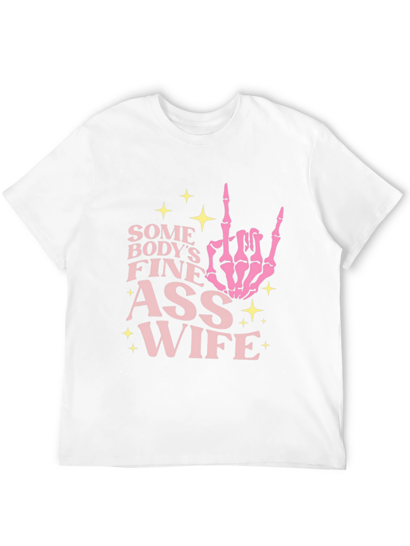Funny Skeleton Hand Wife T-Shirt