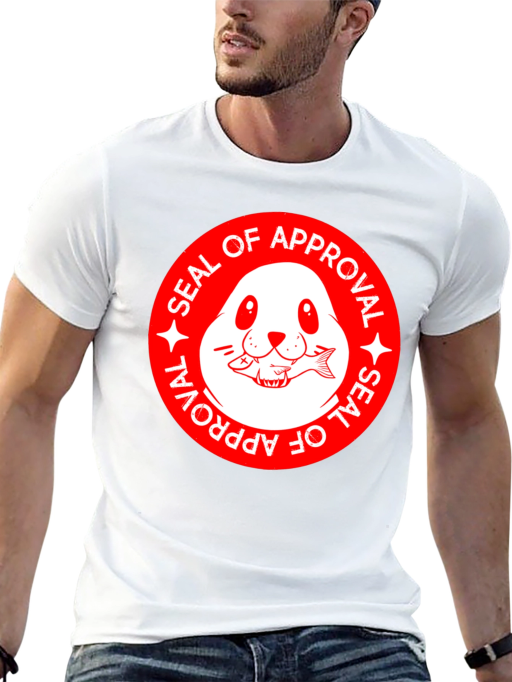 Seal of Approval Funny Graphic T-Shirt