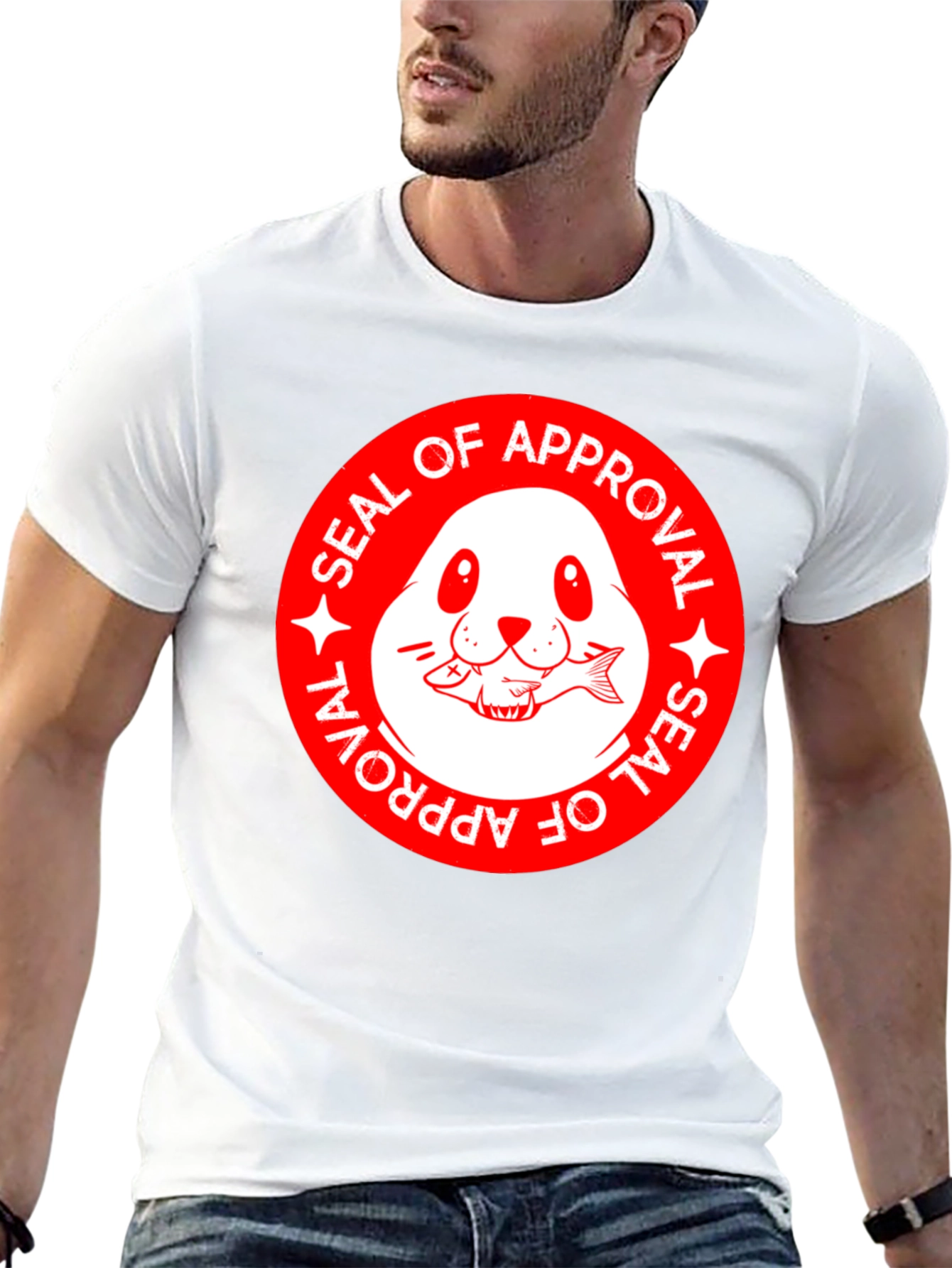 Seal of Approval Funny Graphic T-Shirt