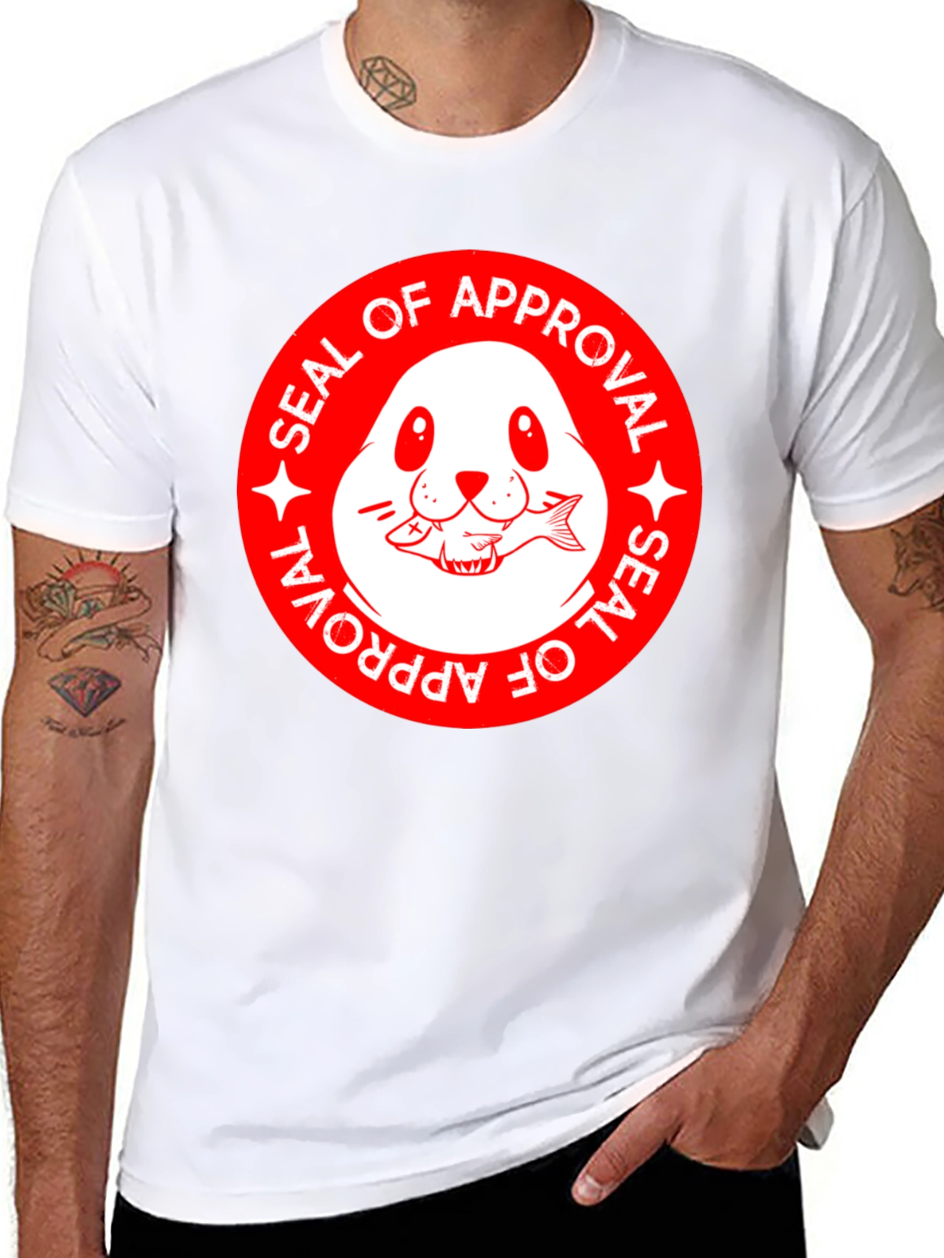 Seal of Approval Funny Graphic T-Shirt