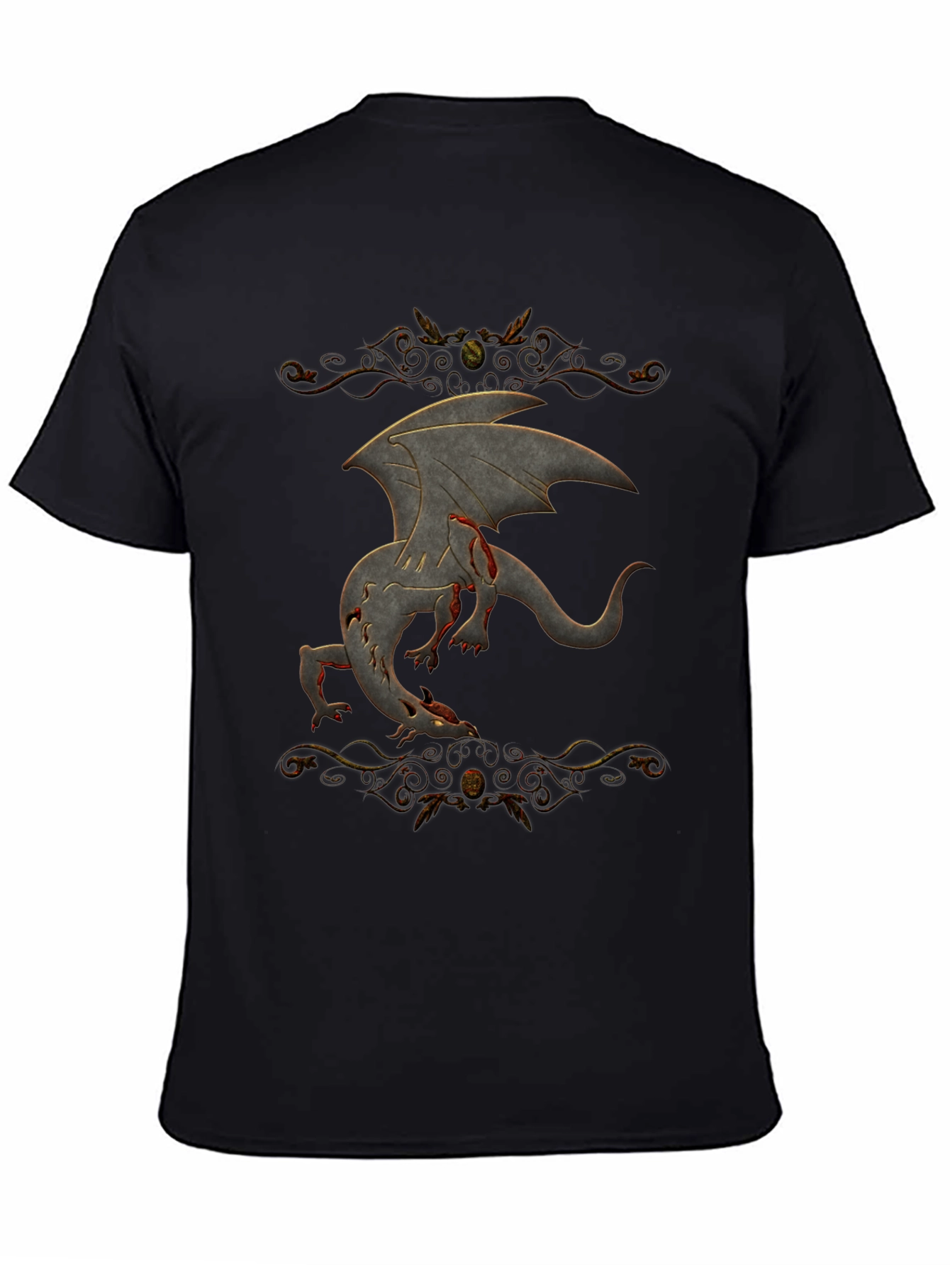 Dragon Graphic Tee - Fantasy Style Shirt