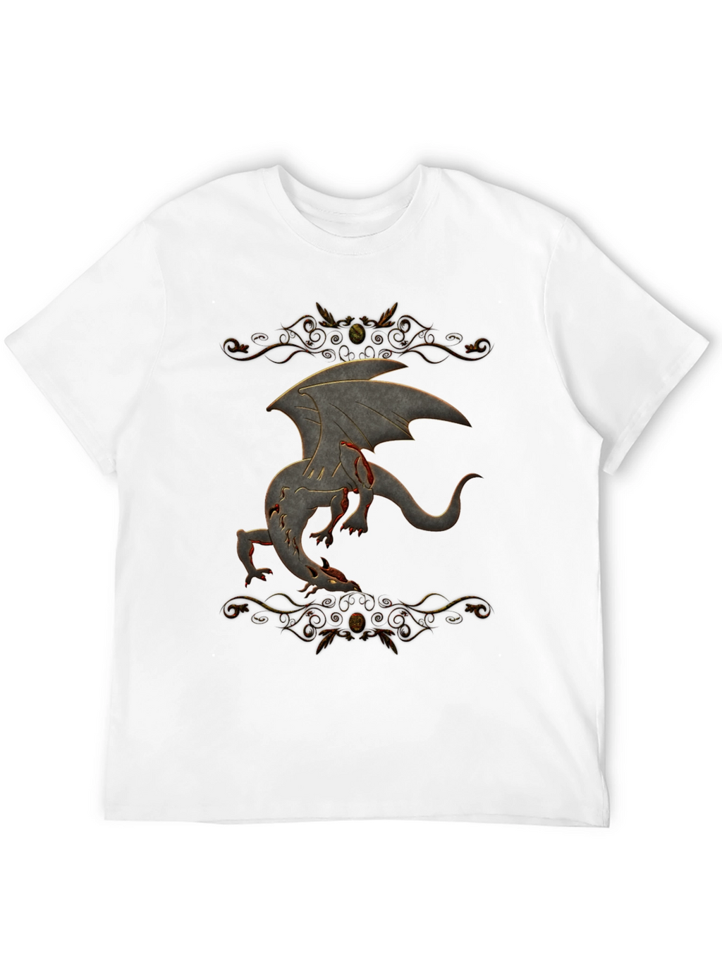 Dragon Graphic Tee - Fantasy Style Shirt