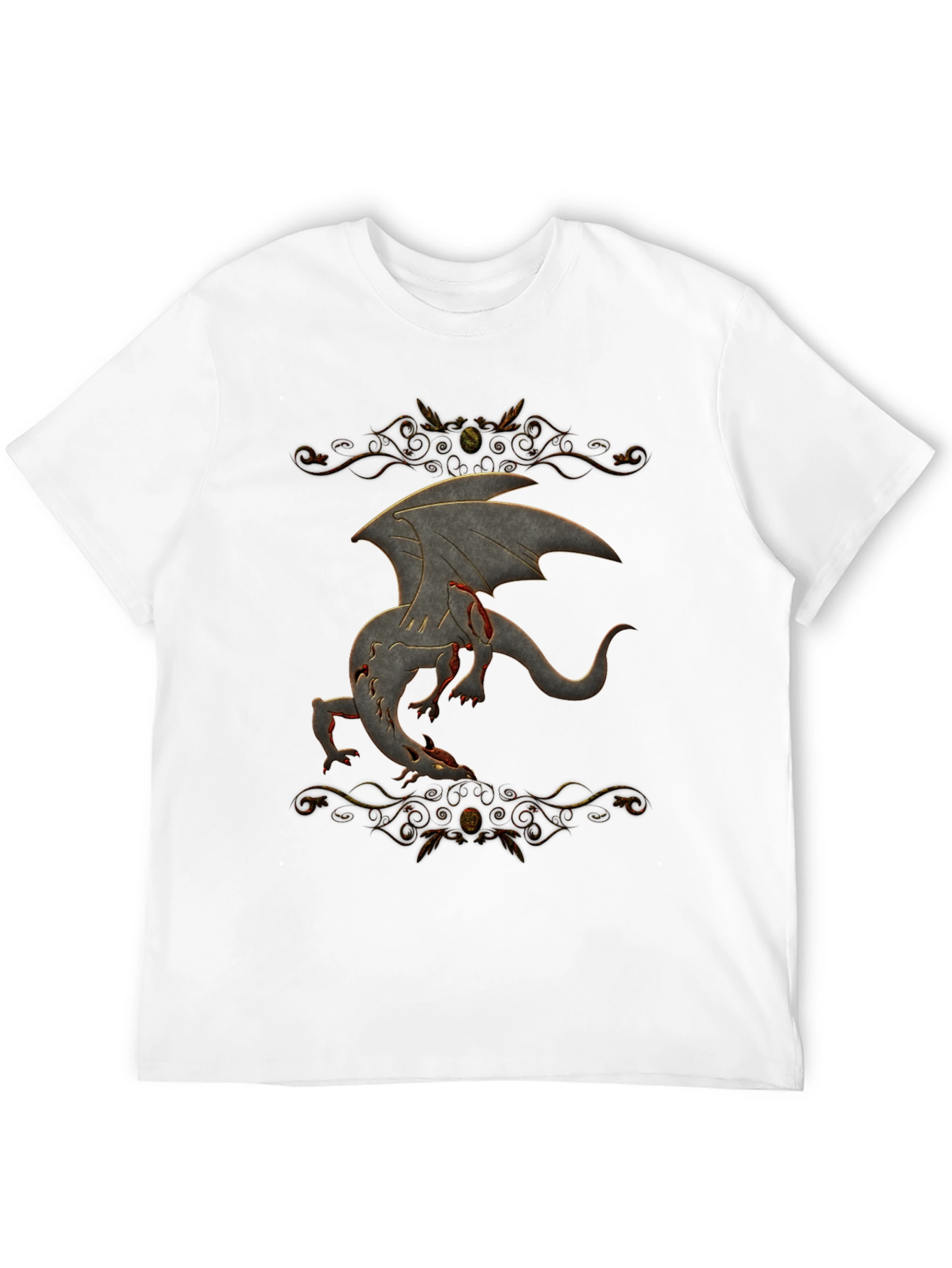 Dragon Graphic Tee - Fantasy Style Shirt