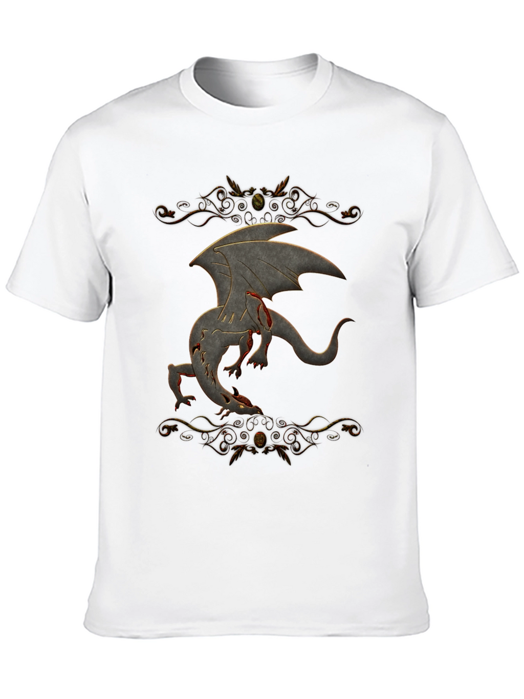 Dragon Graphic Tee - Fantasy Style Shirt