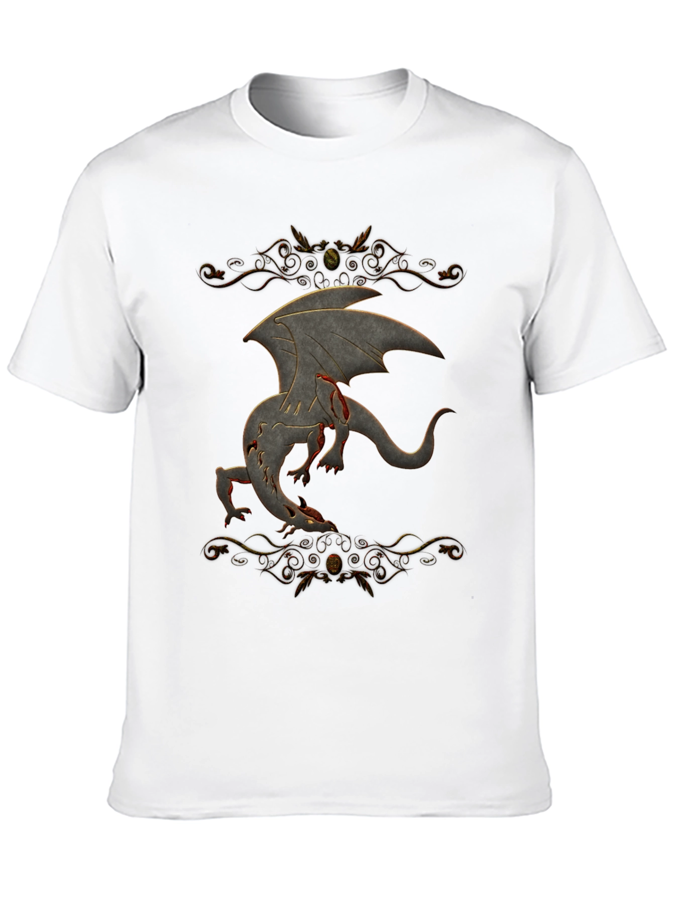 Dragon Graphic Tee - Fantasy Style Shirt