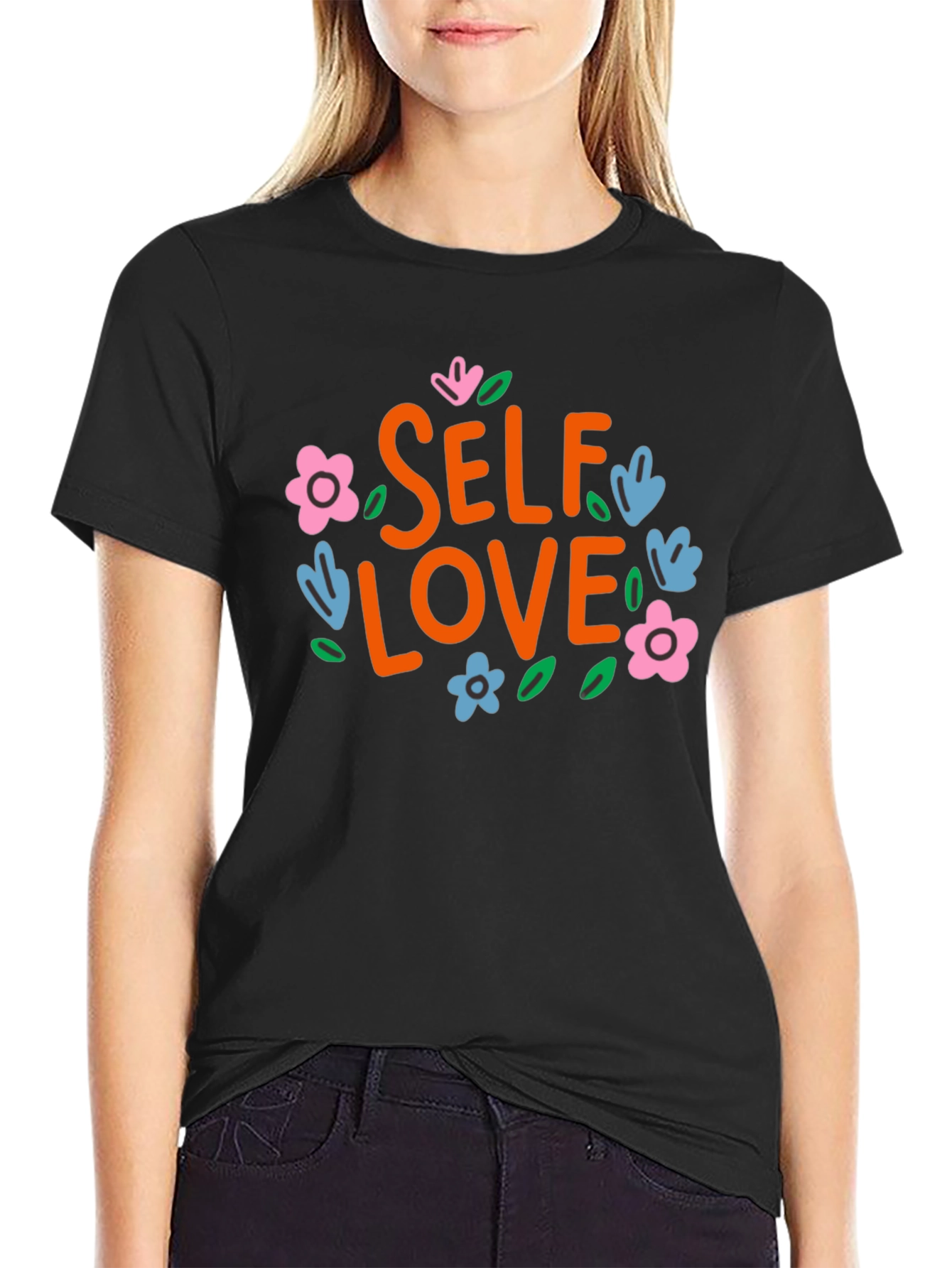 Self Love Floral Graphic Tee