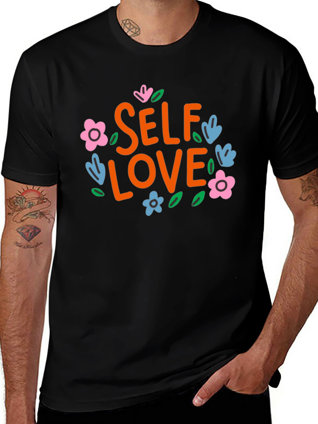 Self Love Floral Graphic Tee