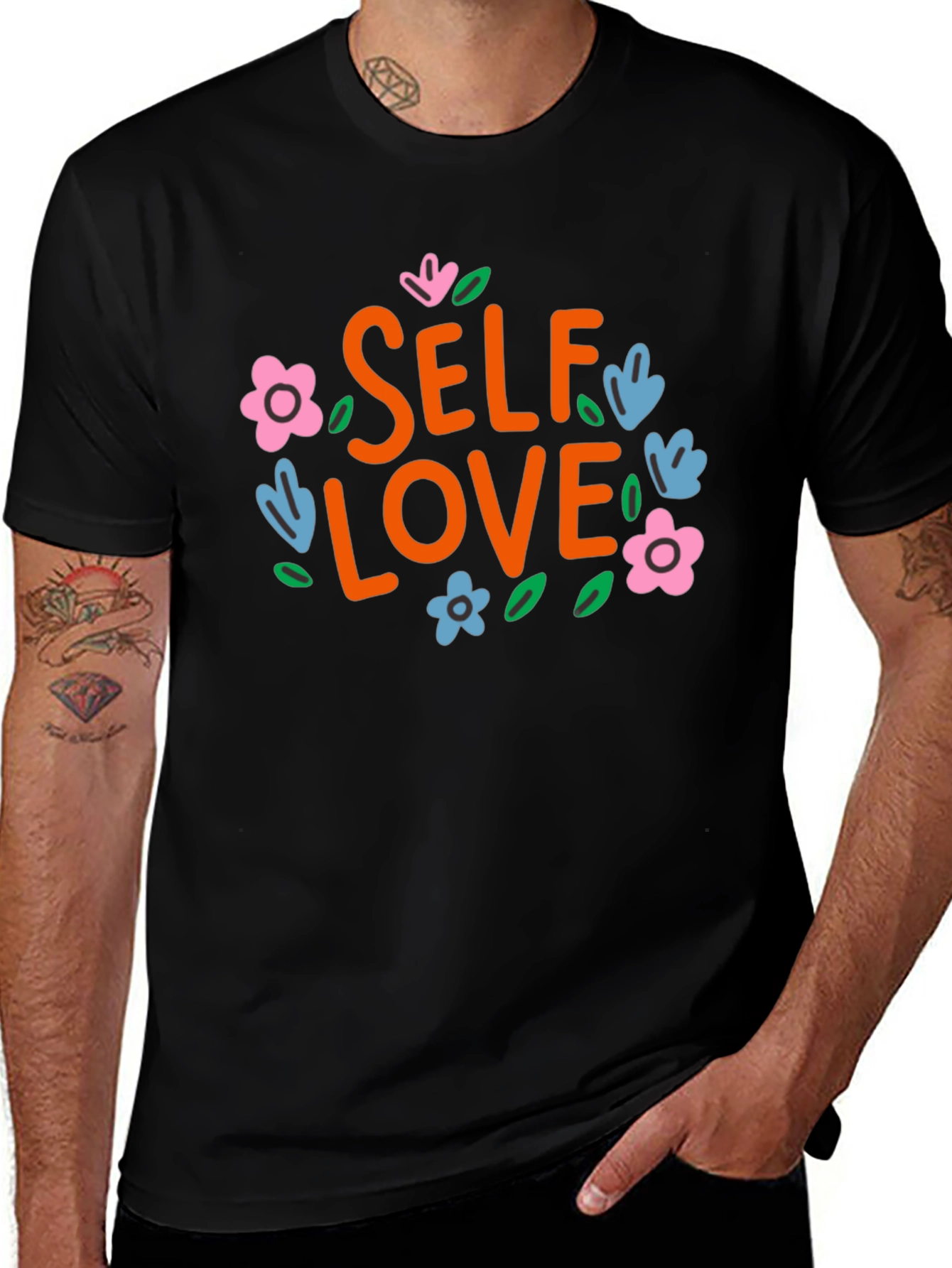 Self Love Floral Graphic Tee
