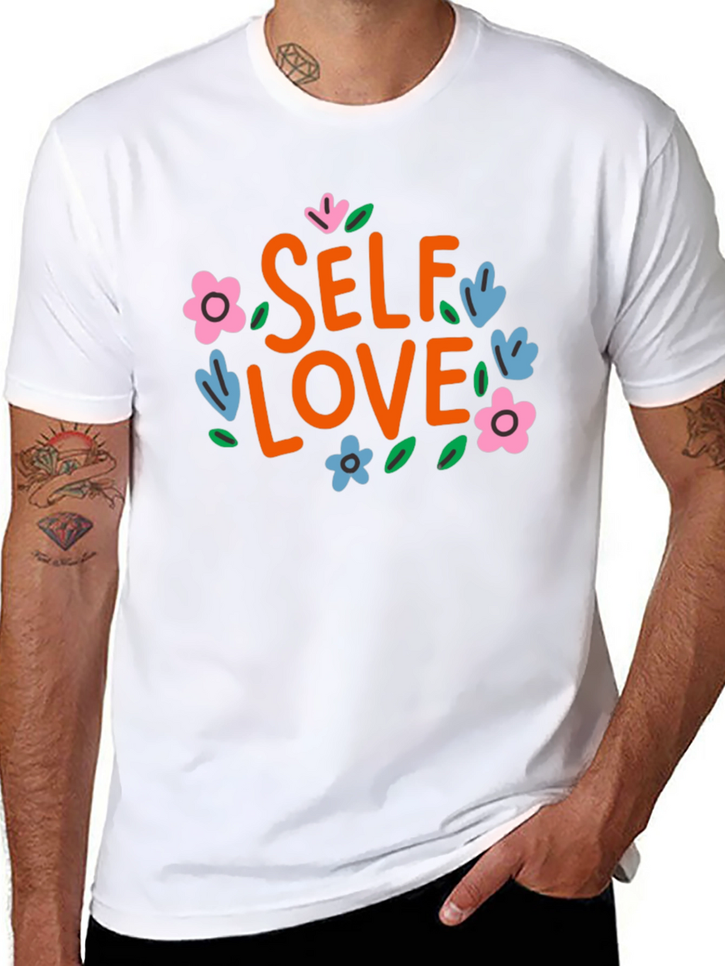 Self Love Floral Graphic Tee