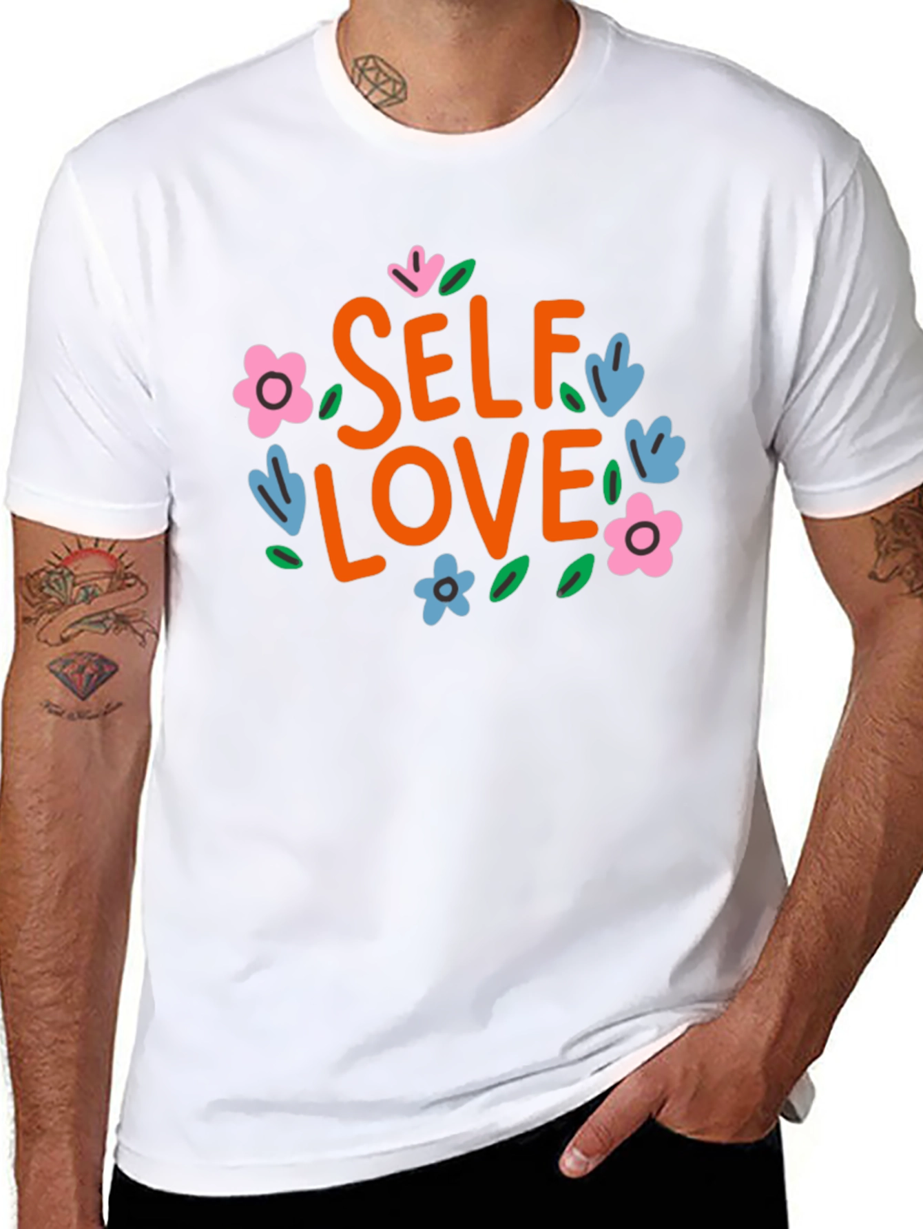Self Love Floral Graphic Tee