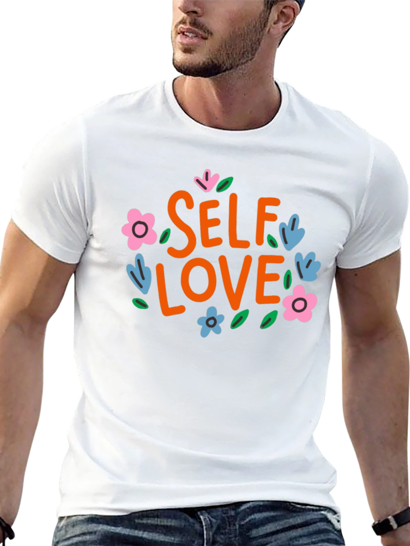 Self Love Floral Graphic Tee