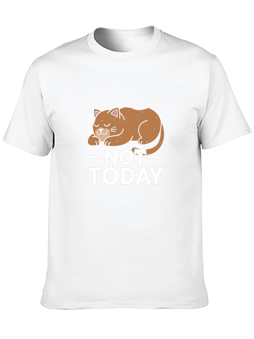 Not Today Cat Graphic T-Shirt