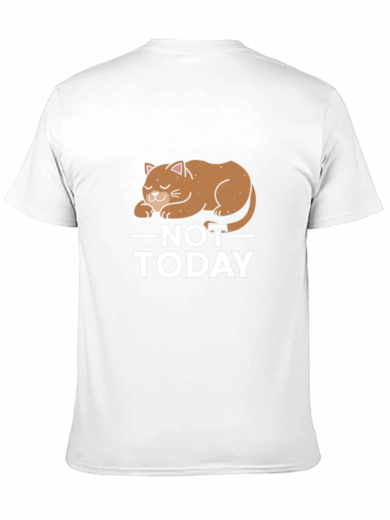 Not Today Cat Graphic T-Shirt