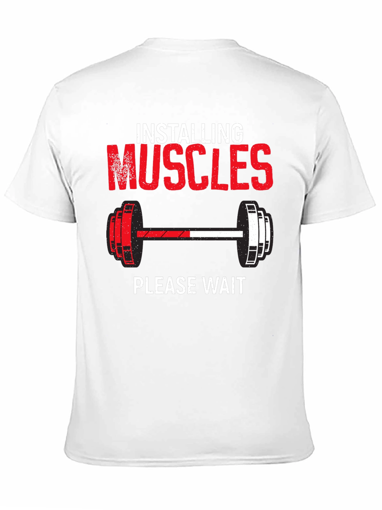 Installing Muscles Funny Gym Workout T-Shirt