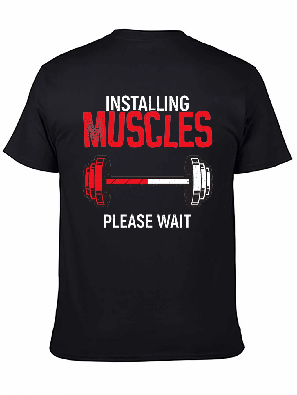 Installing Muscles Funny Gym Workout T-Shirt