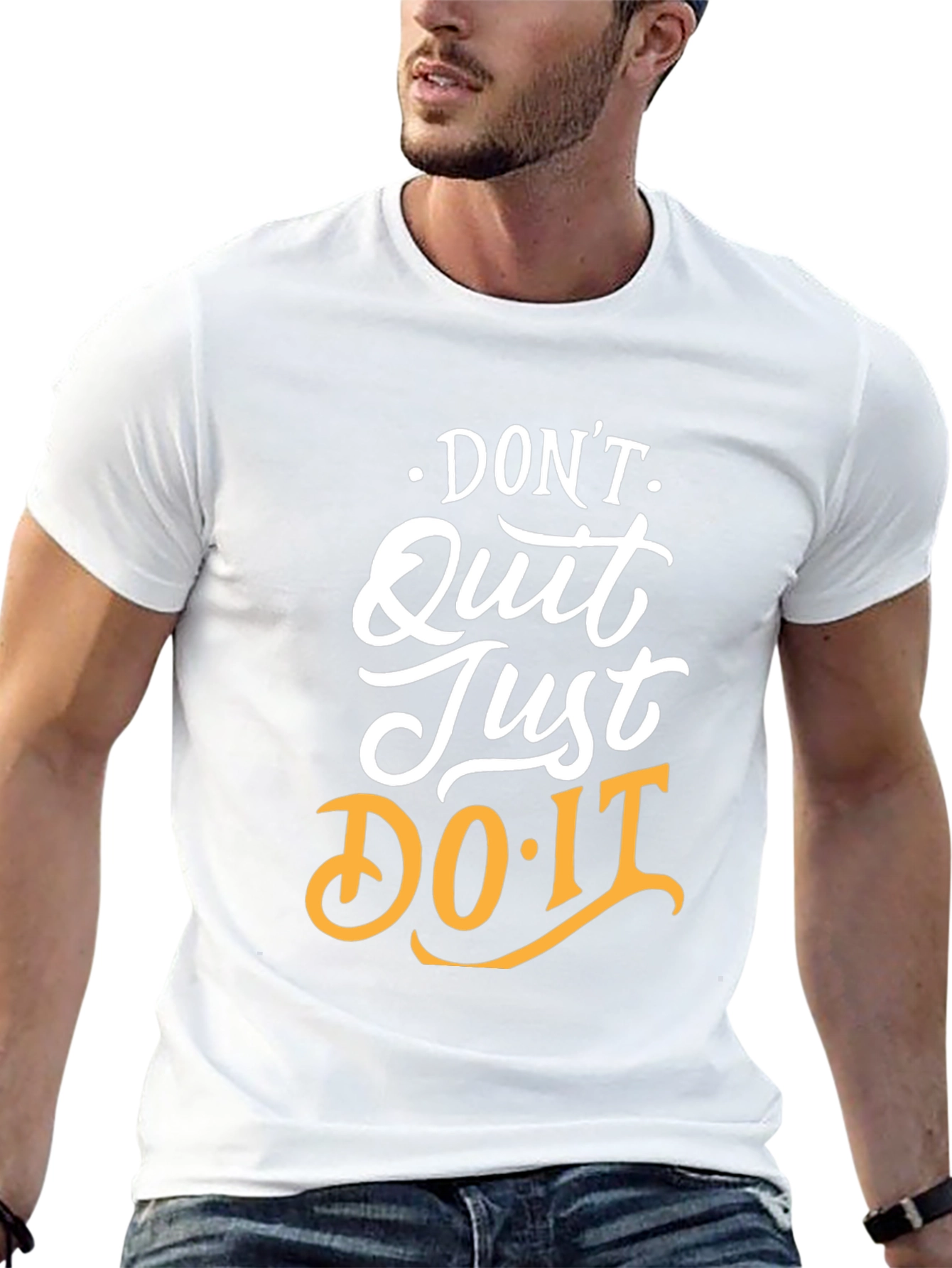 Motivational Graphic Tee: Dont Quit Just Do It!