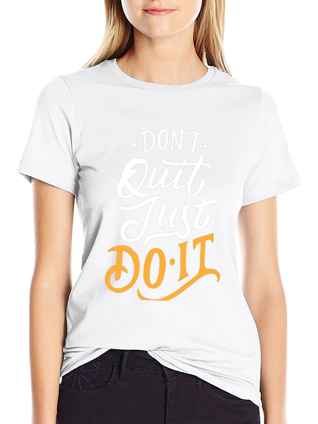 Motivational Graphic Tee: Dont Quit Just Do It!
