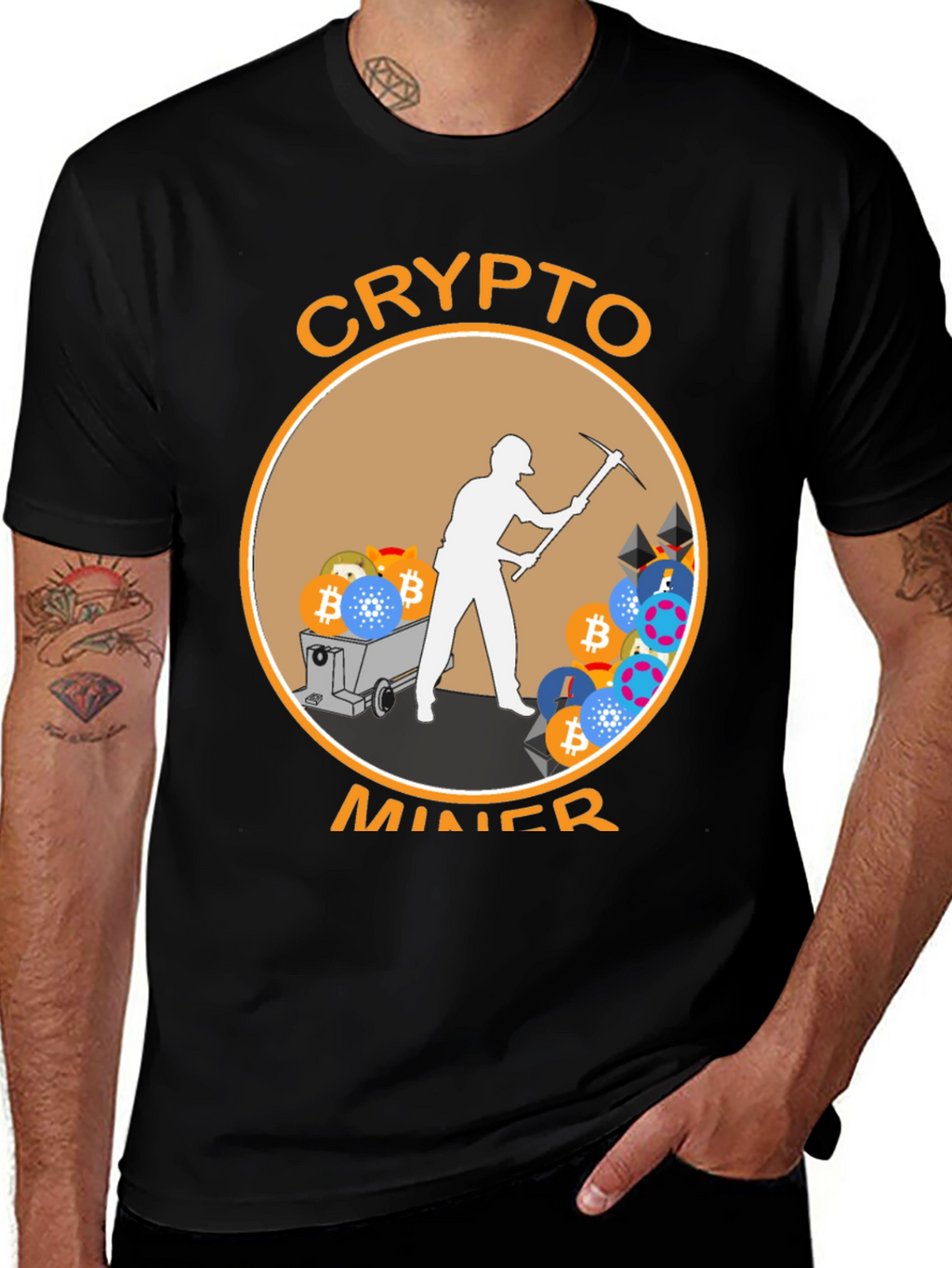 Crypto Miner T-Shirt - Bitcoin Mining