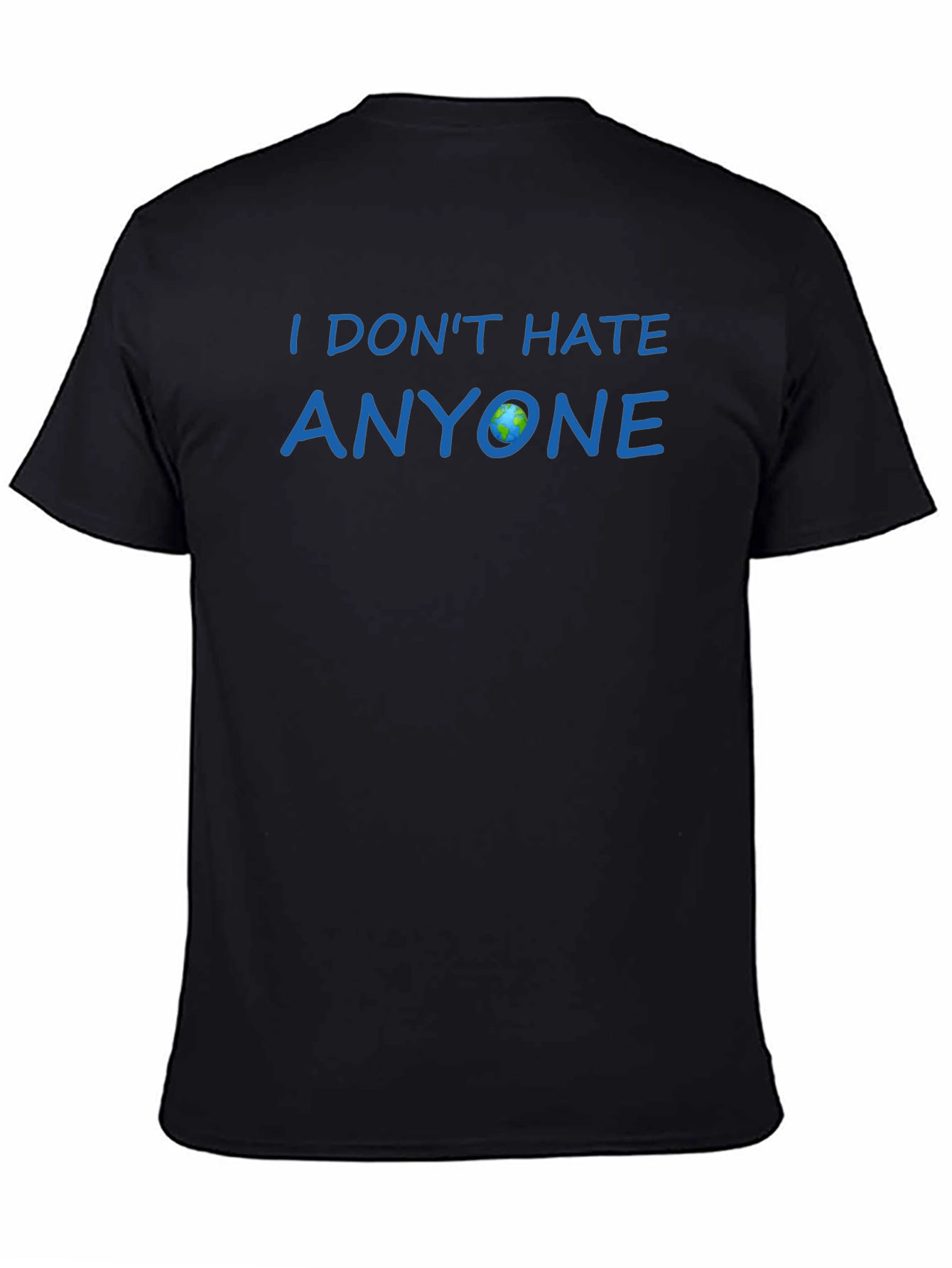 I Dont Hate Anyone Graphic Tee - Black