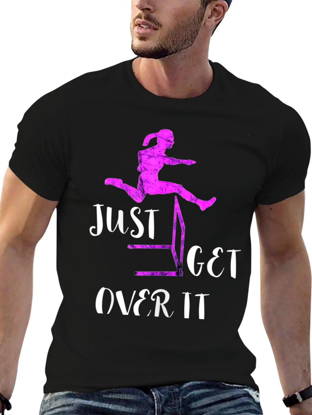 Just Get Over It Hurdler T-Shirt