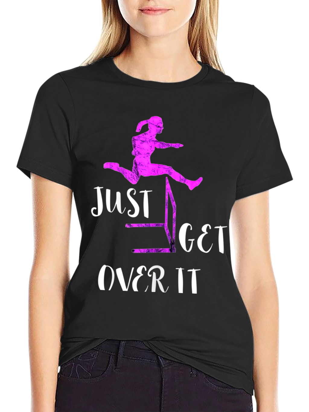 Just Get Over It Hurdler T-Shirt