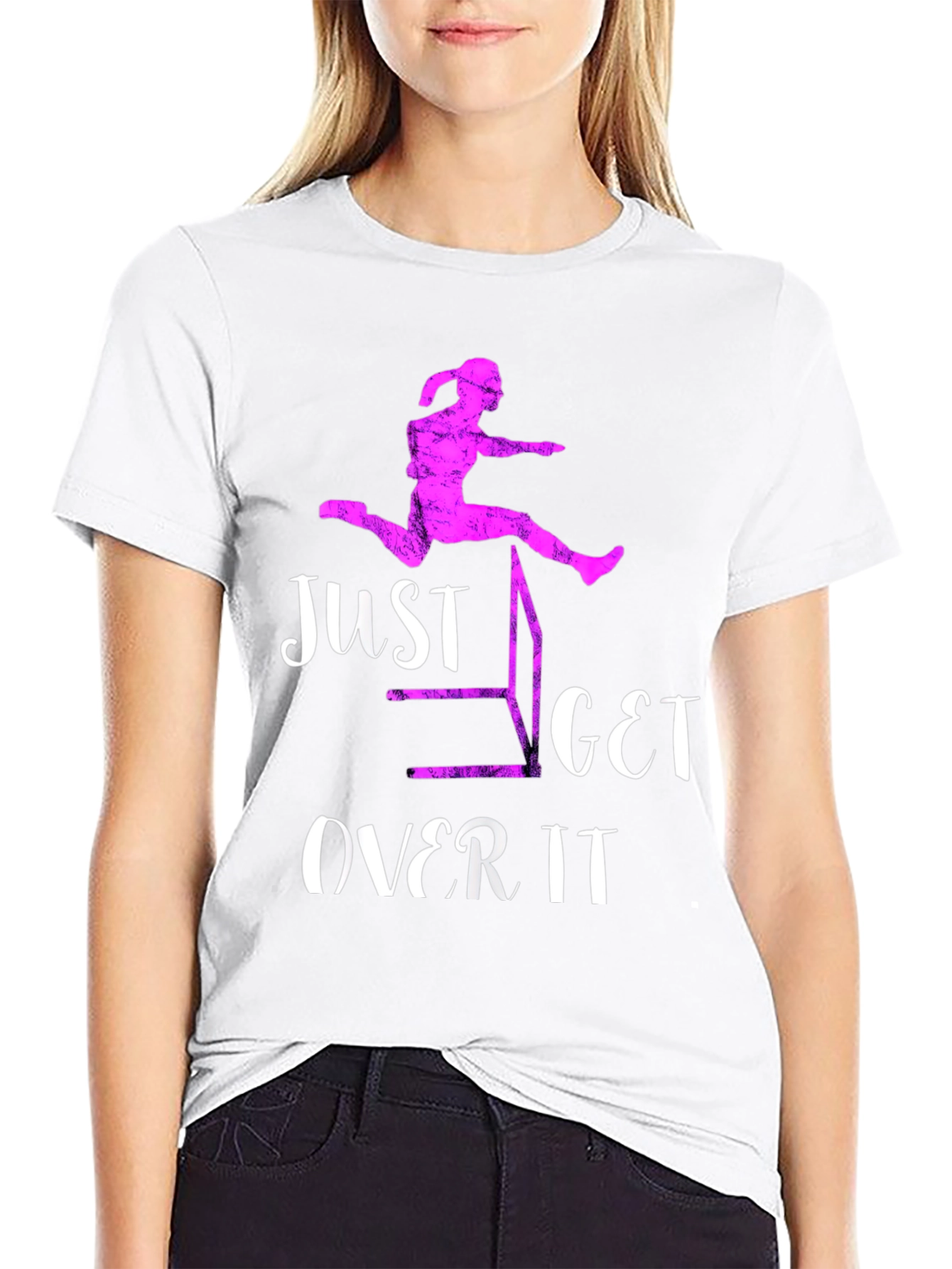 Just Get Over It Hurdler T-Shirt