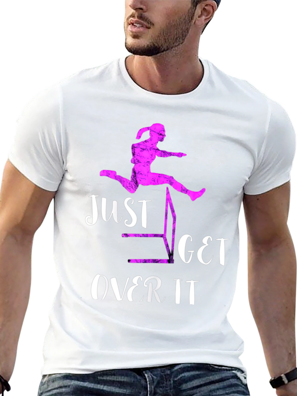 Just Get Over It Hurdler T-Shirt