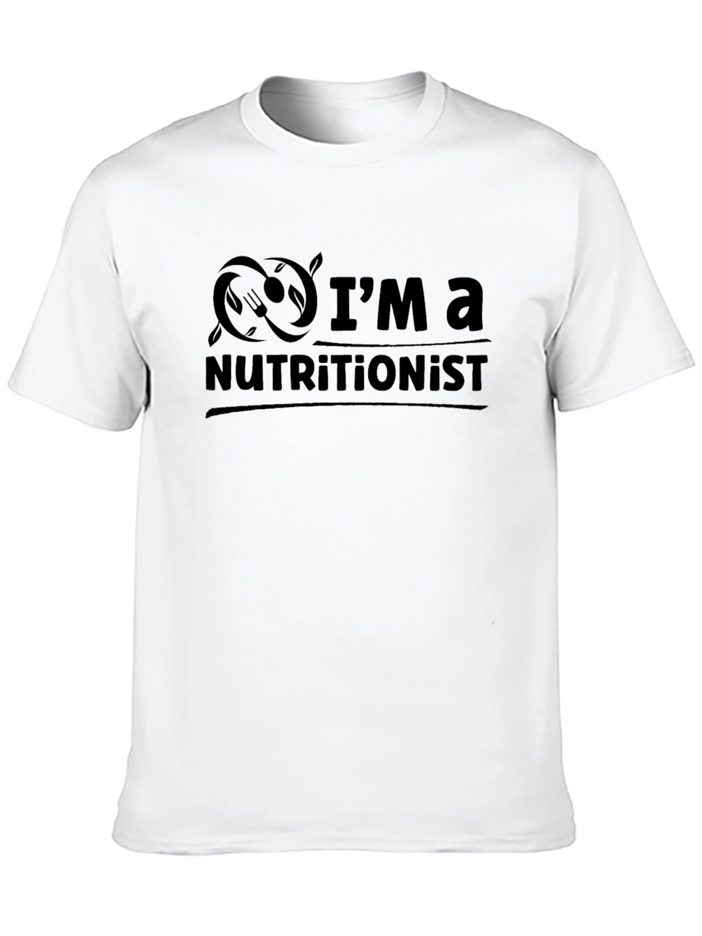 Nutritionist T-Shirt - Black Stylish Soft Fabric