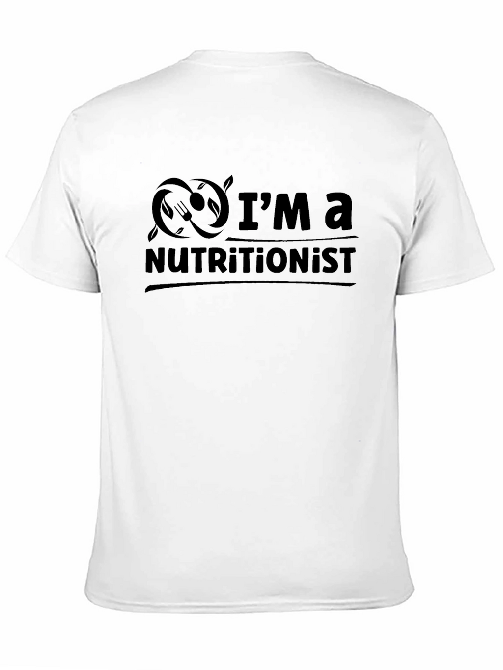 Nutritionist T-Shirt - Black Stylish Soft Fabric