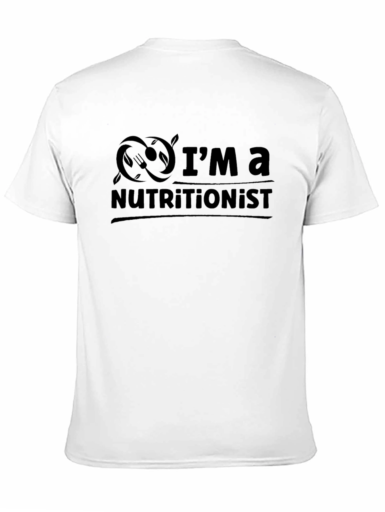Nutritionist T-Shirt - Black Stylish Soft Fabric