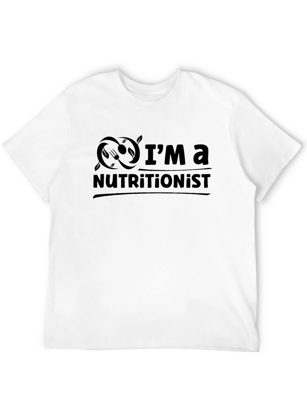 Nutritionist T-Shirt - Black Stylish Soft Fabric
