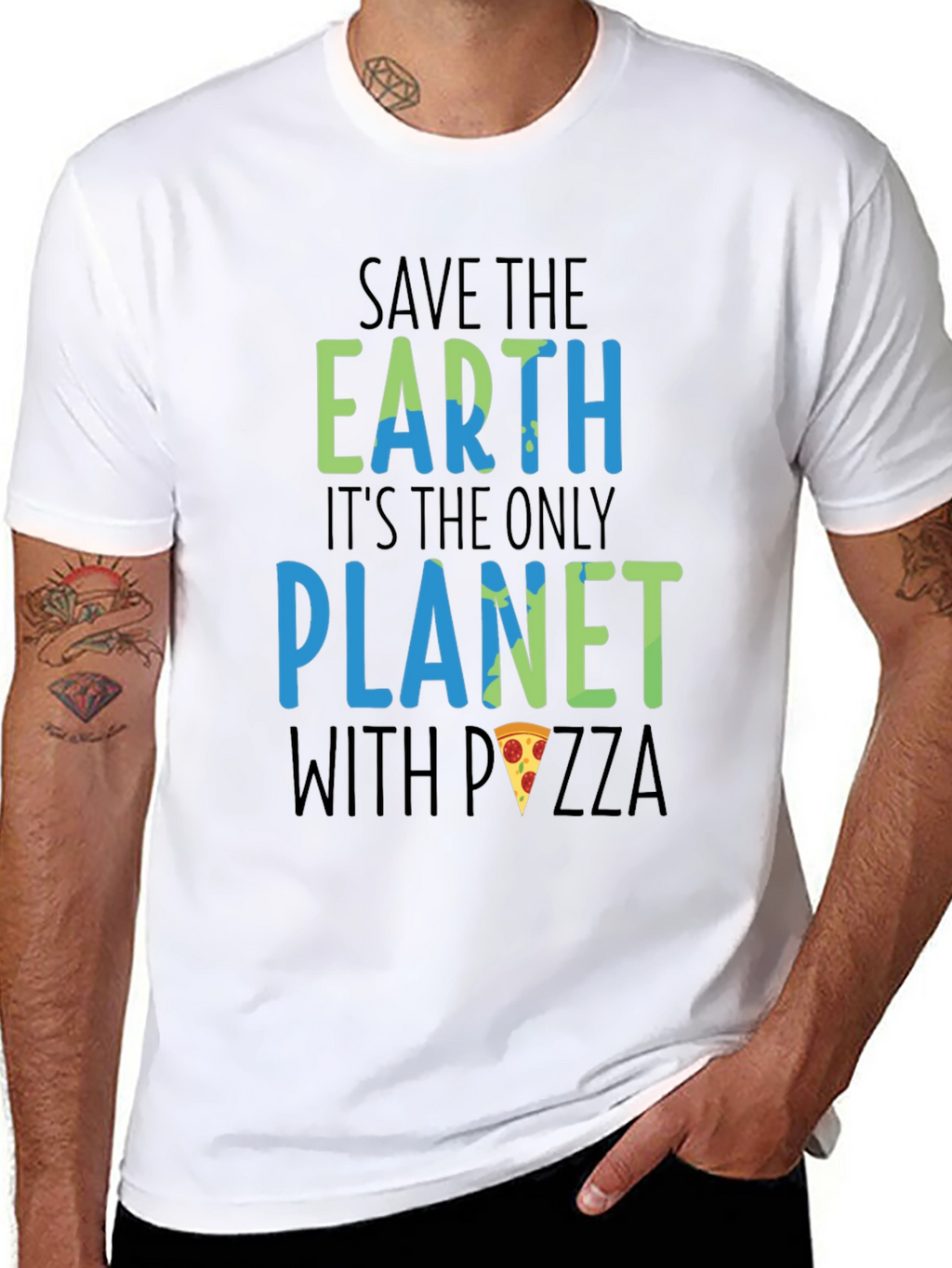 Save the Earth Pizza Planet Graphic Tee