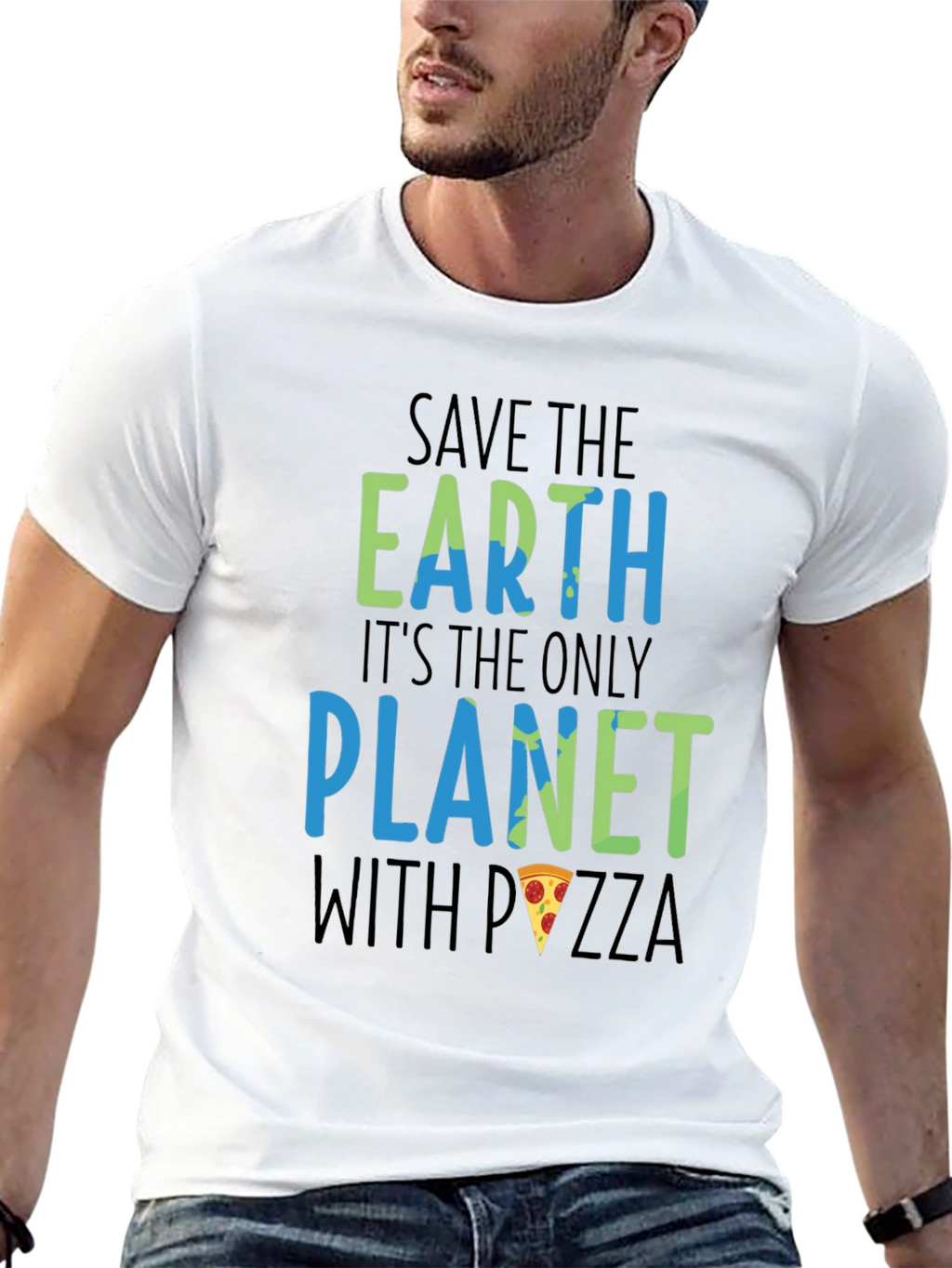 Save the Earth Pizza Planet Graphic Tee