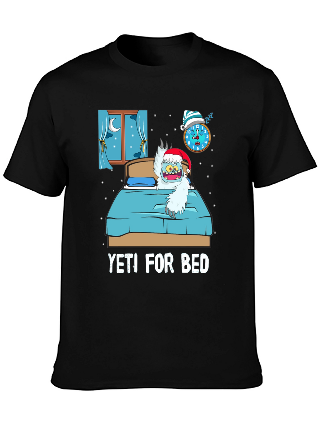 Yeti For Bed Funny Graphic T-Shirt